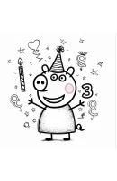 Peppa Pig kleurplaat 51